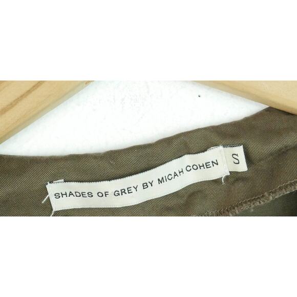 Shades of Grey Small Jumpsuit Utility Coveralls Olive Drab Minimal Modern Cotton - Picture 4 of 11